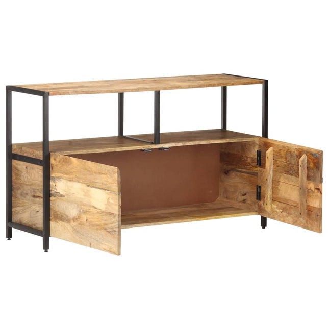 skænk 110x35x65 cm massivt mangotræ