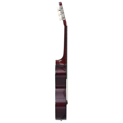 klassisk guitar med taske for begyndere 4/4 39"