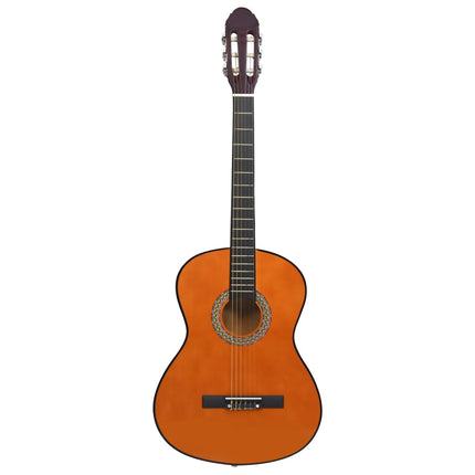 klassisk guitar med taske for begyndere 4/4 39"