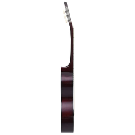 klassisk guitar med taske for begyndere 4/4 39"