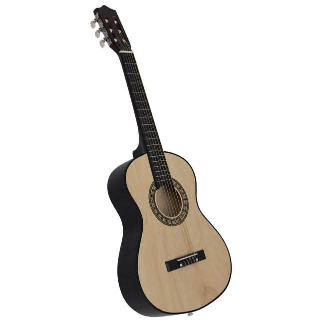klassisk guitar med taske for begyndere og børn 1/2 34"