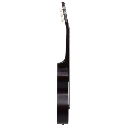 klassisk guitar med taske for begyndere og børn 1/2 34"
