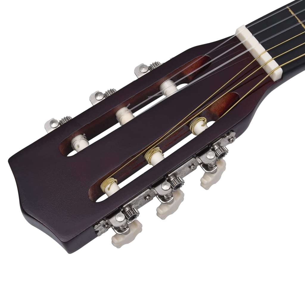 klassisk guitar med taske for begyndere og børn 1/2 34"