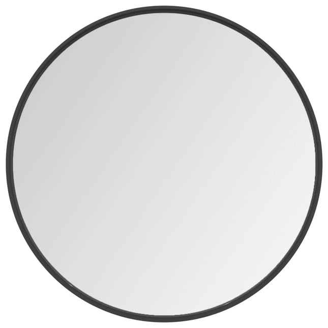 vægspejl 60 cm sort