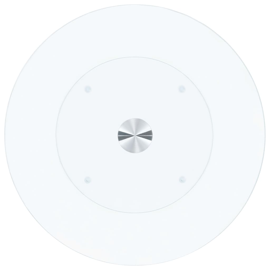 sofabord 40 cm hærdet glas transparent