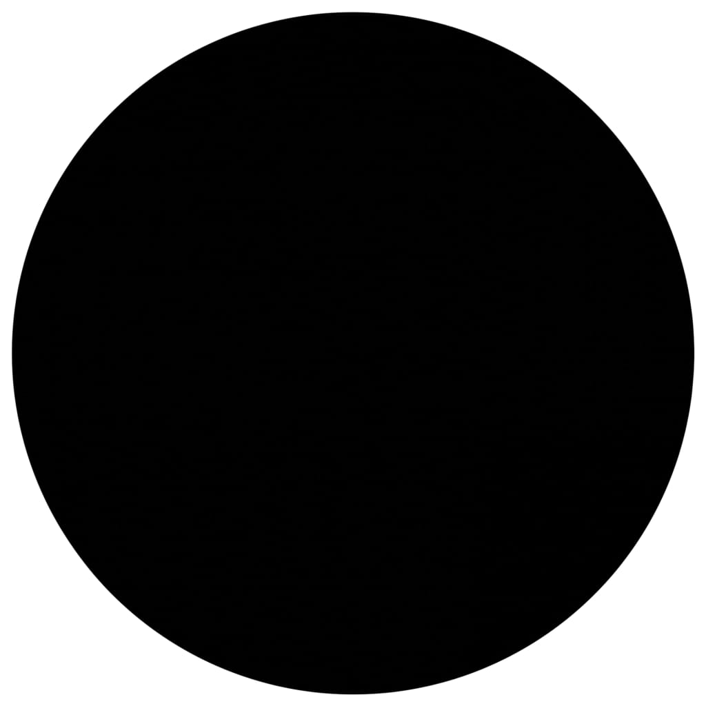 sofabord 40 cm hærdet glas sort