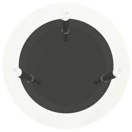 sidebord 50x35x65 cm hærdet glas transparent