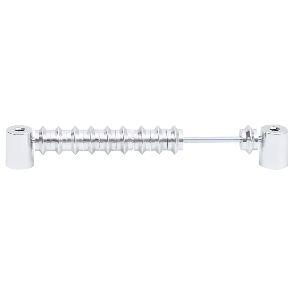 pointtavler til bordfodboldbord 2 stk. sort og sølvfarvet