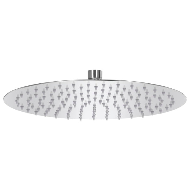 regnbrusehoved 30 cm rund rustfrit stål 304