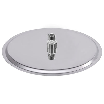 regnbrusehoved 30 cm rund rustfrit stål 304