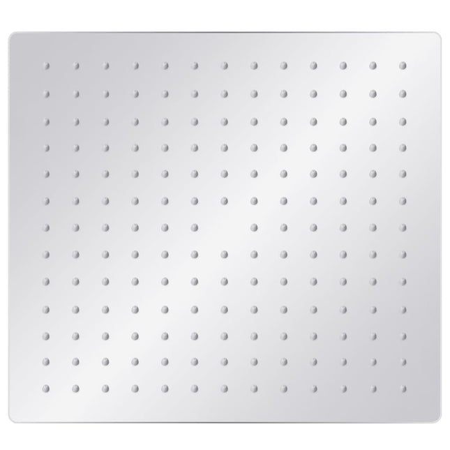 regnbrusehoved 30x30 cm firkantet rustfrit stål 304