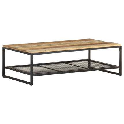sofabord 110x60x35 cm massivt genbrugstræ
