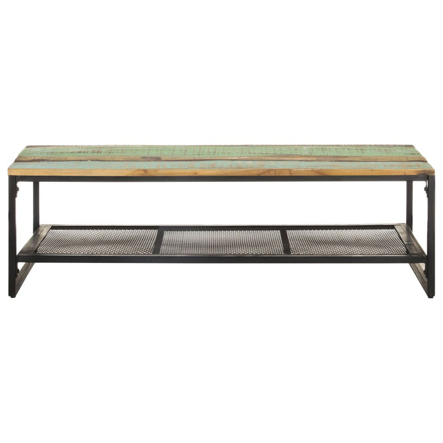 sofabord 110x60x35 cm massivt genbrugstræ