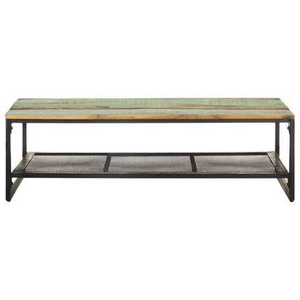 sofabord 110x60x35 cm massivt genbrugstræ