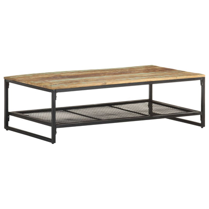 sofabord 110x60x35 cm massivt genbrugstræ
