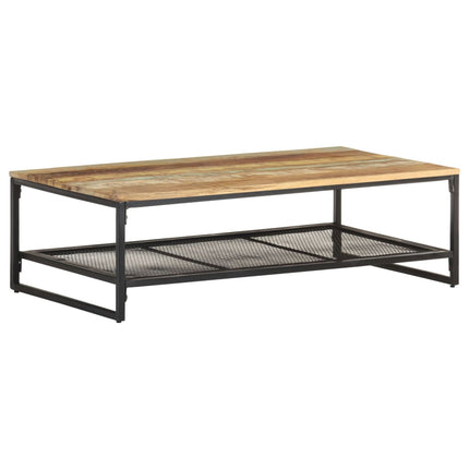 sofabord 110x60x35 cm massivt genbrugstræ