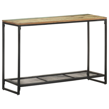konsolbord 110x35x75 cm massivt genbrugstræ