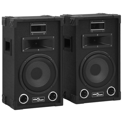prof. passive hi-fi-scenehøjttalere 2 stk. 800 W sort