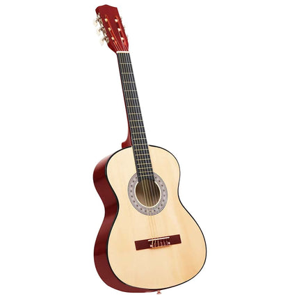 klassisk guitar med taske for begyndere 3/4 36"