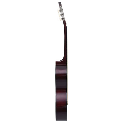 klassisk guitar med taske for begyndere 3/4 36"