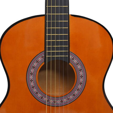 klassisk guitar med taske for begyndere 3/4 36"