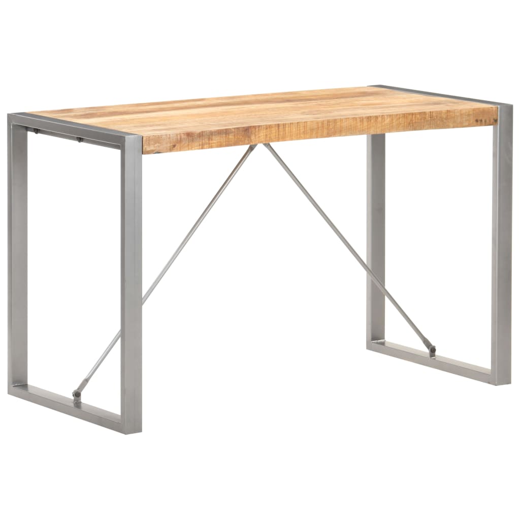 spisebord 120x60x75 cm massivt ru mangotræ