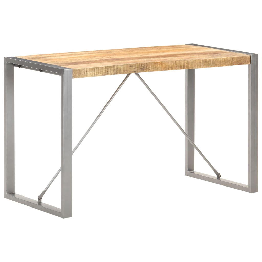 spisebord 120x60x75 cm massivt ru mangotræ