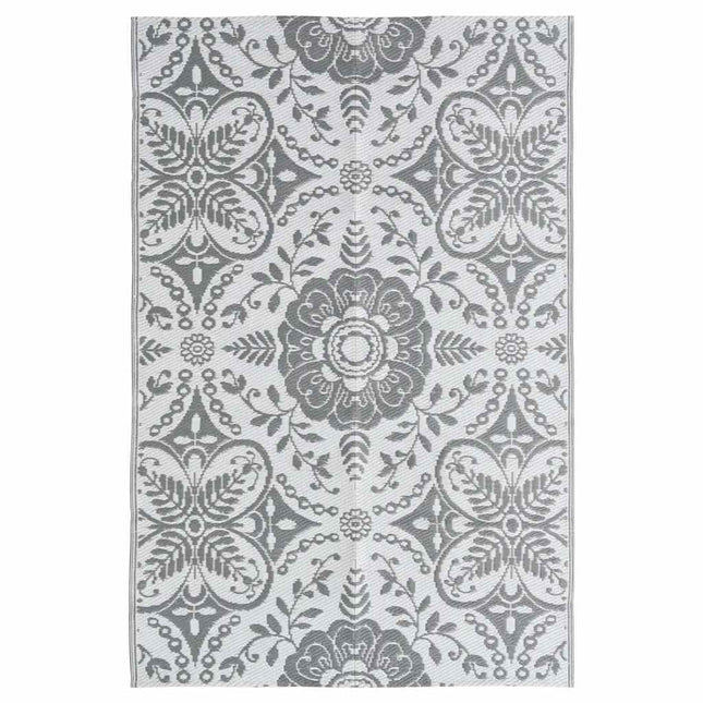 udendørstæppe ARAKIL 190x290 cm PP Lysegrå