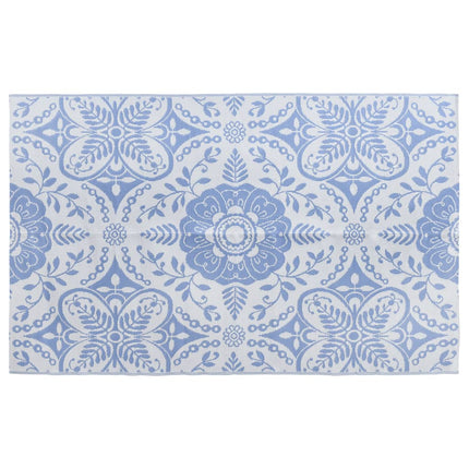 udendørstæppe 190x290 cm PP babyblå