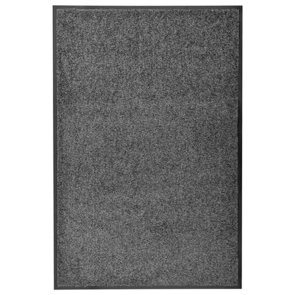 vaskbar dørmåtte 60x90 cm antracitgrå