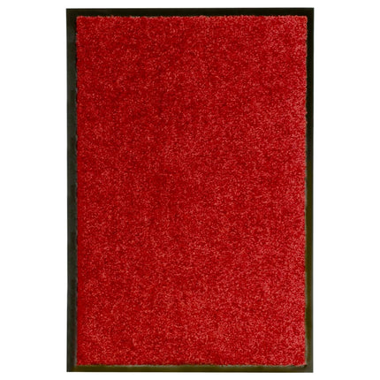 vaskbar dørmåtte 40x60 cm rød