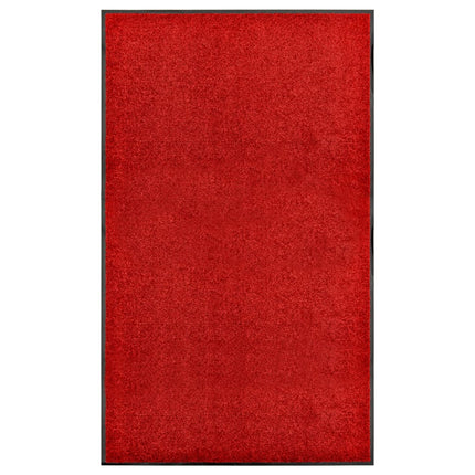 vaskbar dørmåtte 90x150 cm rød