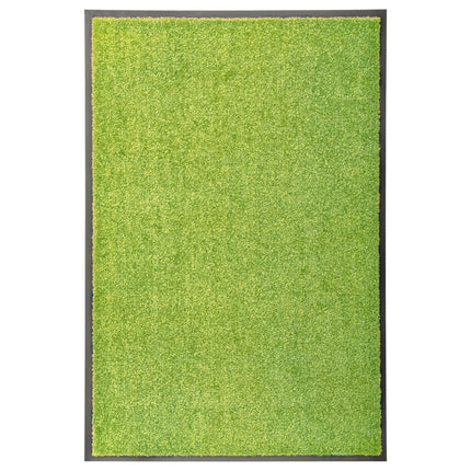 vaskbar dørmåtte 60x90 cm grøn