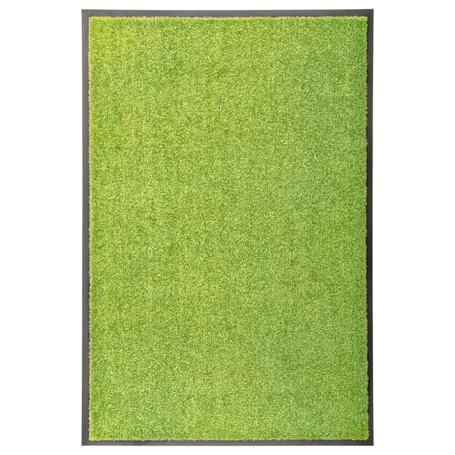 vaskbar dørmåtte 60x90 cm grøn