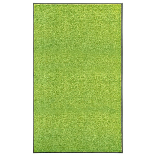 vaskbar dørmåtte 90x150 cm grøn