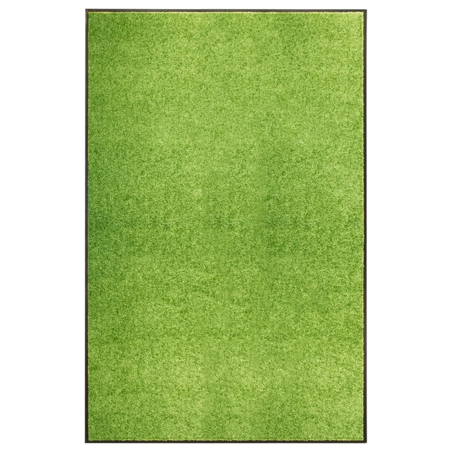 vaskbar dørmåtte 120x180 cm grøn