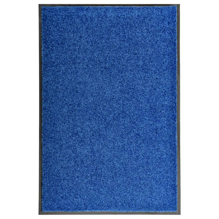vaskbar dørmåtte 60x90 cm blå