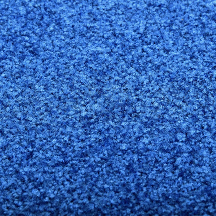vaskbar dørmåtte 60x90 cm blå