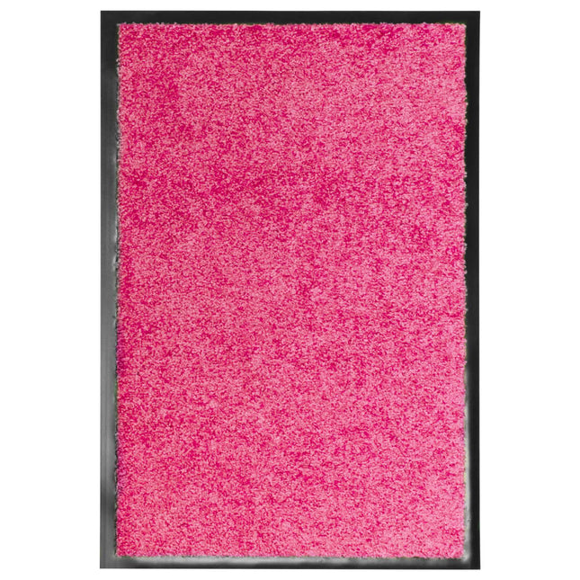 vaskbar dørmåtte 40x60 cm pink