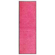 vaskbar dørmåtte 60x180 cm pink