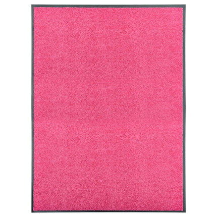 vaskbar dørmåtte 90x120 cm pink