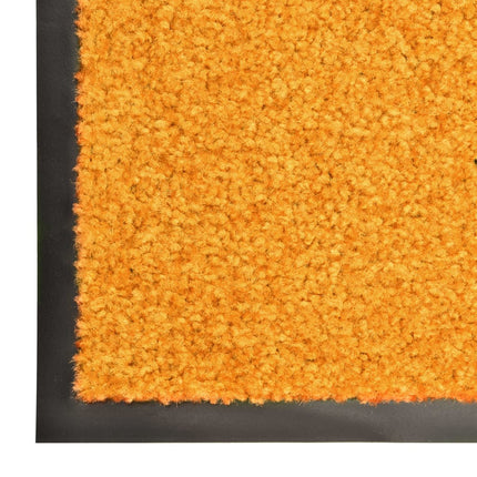 vaskbar dørmåtte 40x60 cm orange