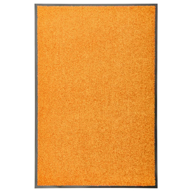 vaskbar dørmåtte 60x90 cm orange