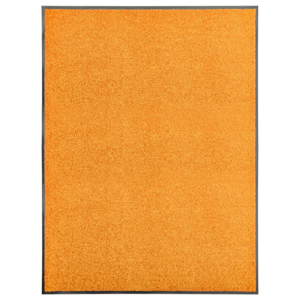 vaskbar dørmåtte 90x120 cm orange