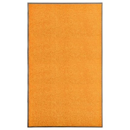 vaskbar dørmåtte 90x150 cm orange