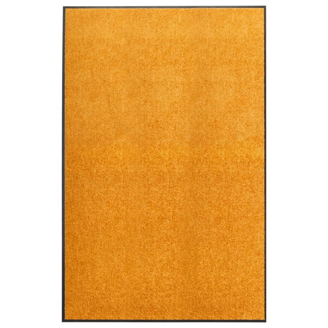 vaskbar dørmåtte 120x180 cm orange
