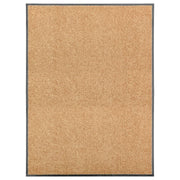 vaskbar dørmåtte 90x120 cm cremefarvet