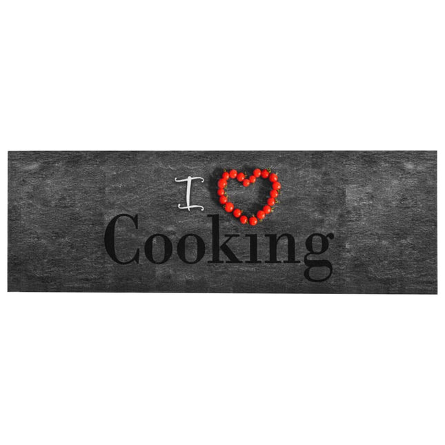vaskbar køkkenmåtte 60x180 cm Cooking-print