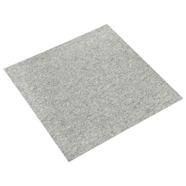 Tæppe 20 stk. Lysegrå 50 x 50 cm 100% Polypropylen