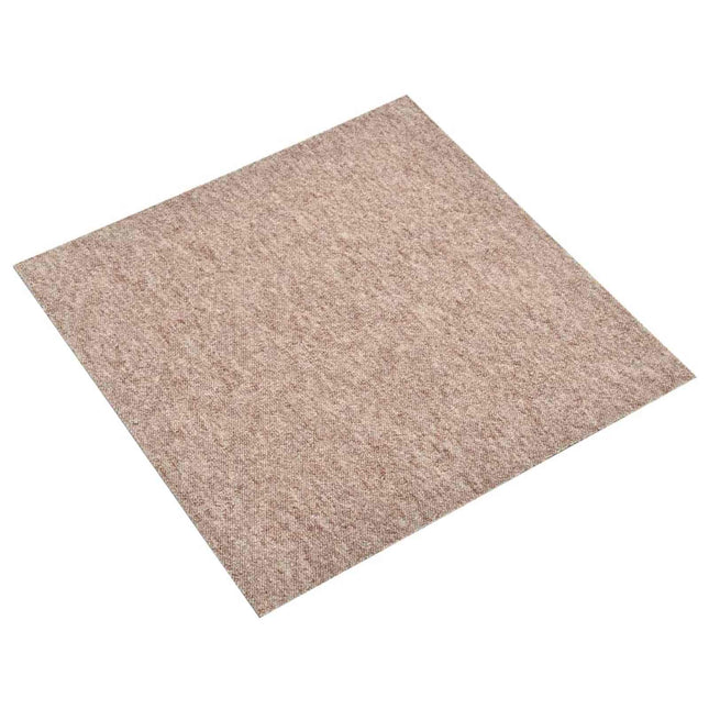 Tæppe 20 stk. Beige 50 x 50 cm 100% Polypropylen